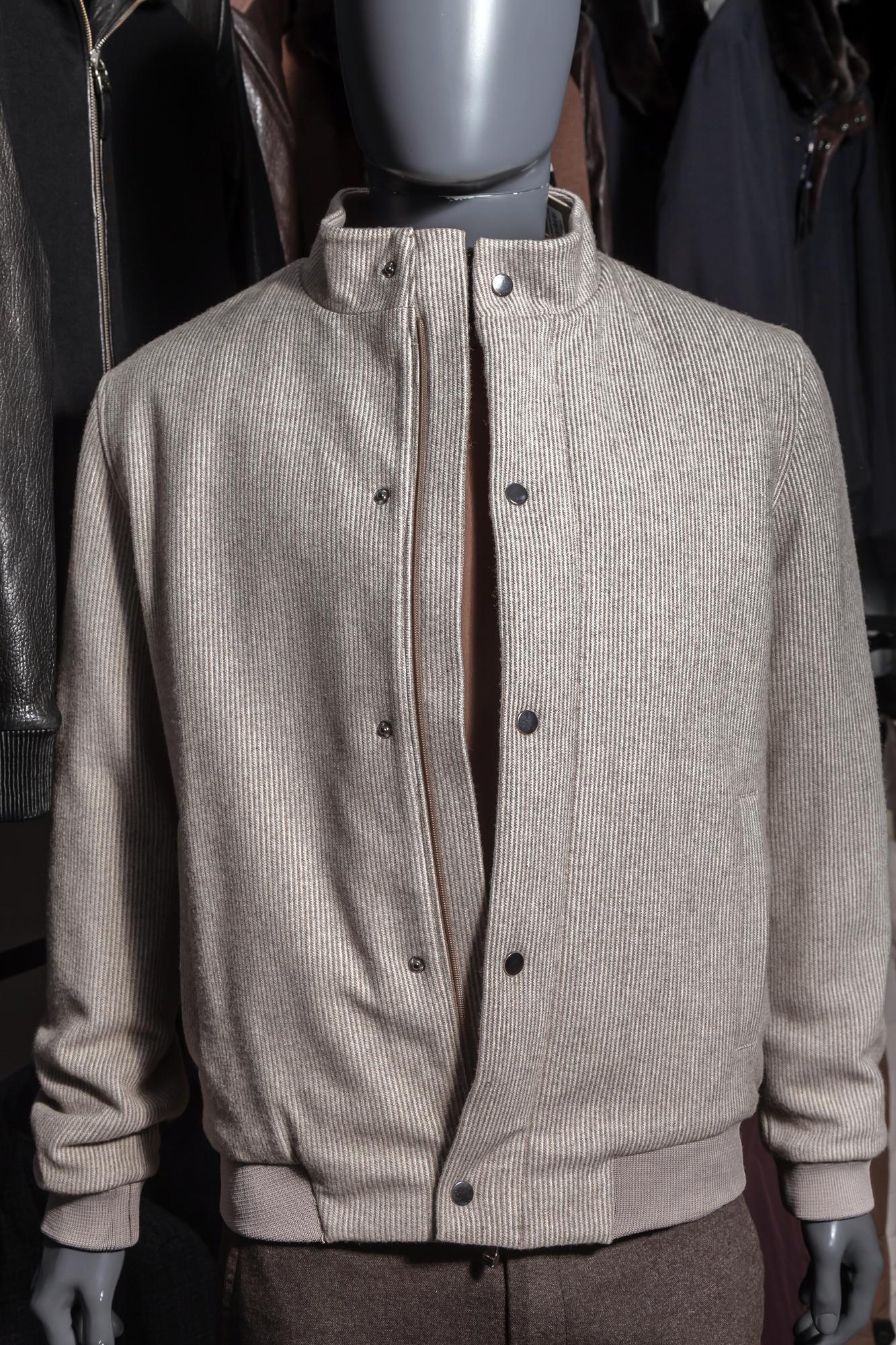 large editorial shot of embroidered jacket sleeve